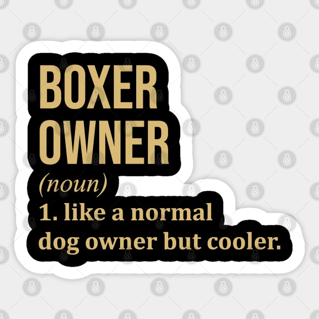 Boxer Sticker by OKDave